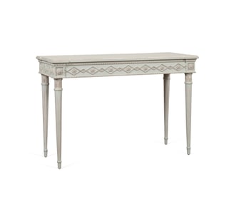 ELOQUENCE GUSTAVIAN STYLE PAINTED CONSOLE TABLE