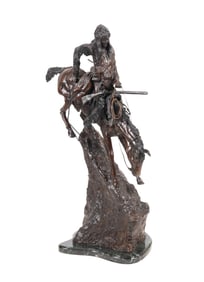 'MOUNTAIN MAN' BRONZER, AFTER FREDERIC REMINGTON