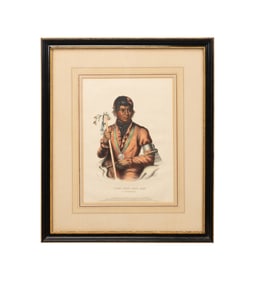 MCKENNEY & HALL 'A WINEBAGO' COLOR LITHOGRAPH