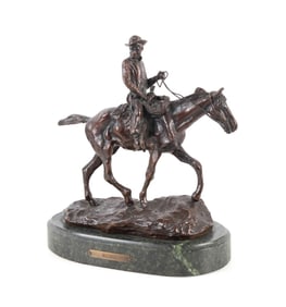 WILL ROGERS LIMITED ED. 13/50, AFTER C.M. RUSSELL