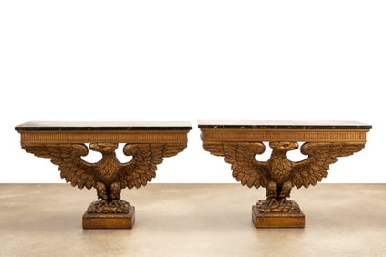 PAIR OF EAGLE PIER TABLES, MANNER OF WILLIAM KENT