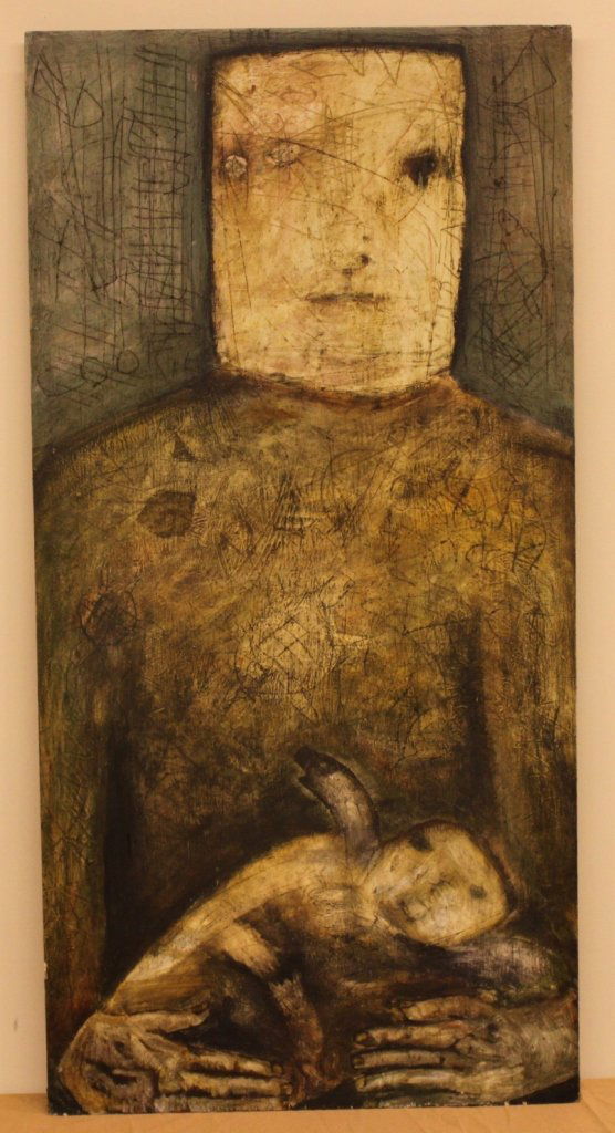 Terry Turrell - Turtle: Turtle oil on board measuring Measuring 24" x 48"