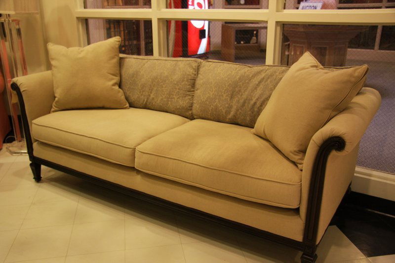 Sofa w/ White Upholstery - Martha Stewart: Sofa w/ White Upholstery - Martha Stewart