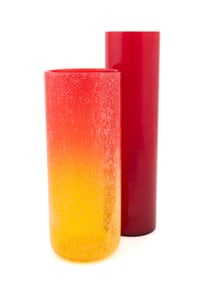 VENINI, TWO MURANO VASES INCLUDING ARTURO CAVALLI