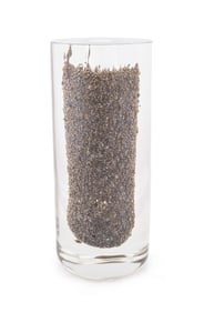 VENINI 'PALPITO' LAYERED GLASS VASE, 14/49