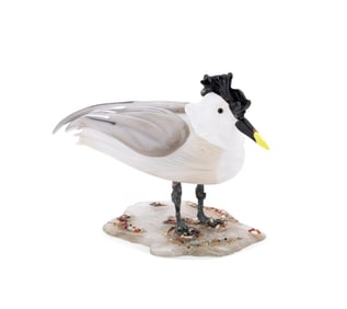 TONI ZUCCHERI FOR VENINI MURANO SEAGULL SCULPTURE