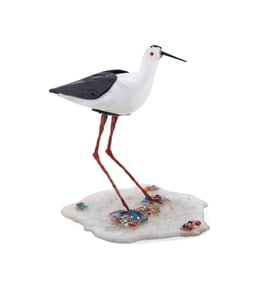 TONI ZUCCHERI FOR VENINI MURANO SEAGULL SCULPTURE