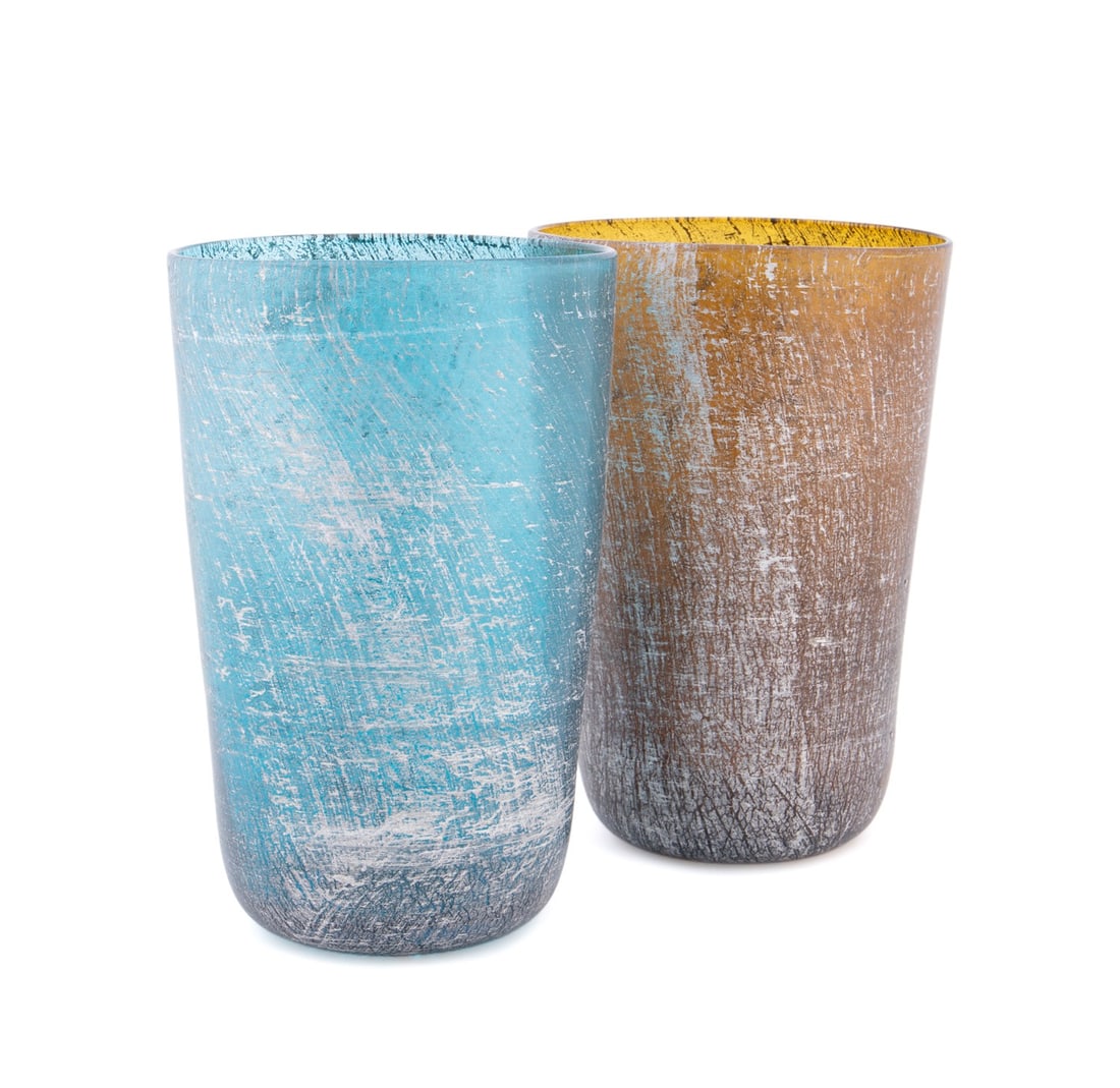 TONI ZUCCHERI FOR VENINI, TWO 'NUMINA' VASES, 2007 (1 of 10)