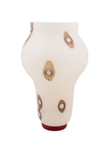 DIEGO CHILO FOR VENINI COPPER INSET VASE, 2009