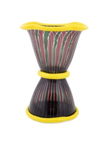 ELENA CUTOLO FOR VENINI 'ROSA TEA' VASE, 2005-8/9
