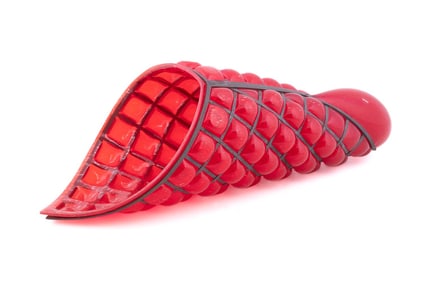GAE AULENTI FOR VENINI 'TORTO' SCULPTURE, 4/9