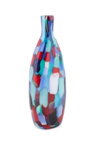 FULVIO BIANCONI / VENINI 'PEZZATO ARLECCHINO' VASE