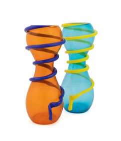 D. PUPPA FOR BAROVIER & TOSO, 2 'CLESSALDRA' VASES