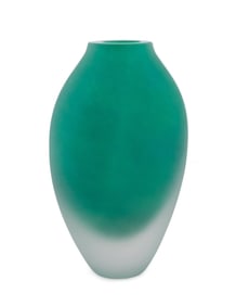 ERCOLE BAROVIER FOR BAROVIER & TOSO GREEN VASE