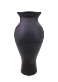 BAROVIER & TOSO, LARGE BLACK 'MONTENAPOLEONE' VASE