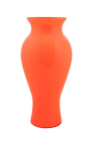 BAROVIER & TOSO, LARGE CORAL 'MONTENAPOLEONE' VASE