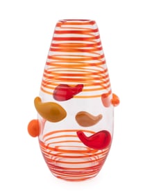 CARLO MORETTI 'RUFFO' MURANO GLASS VASE, 20/333