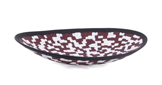 GIOVANNI MORETTI, 2002 MURRINE OVAL GLASS BOWL