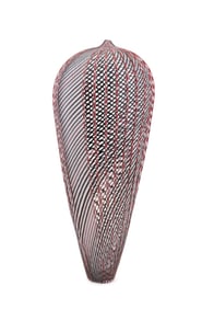 LINO TAGLIAPIETRA BLOWN MURANO GLASS VASE, 1994