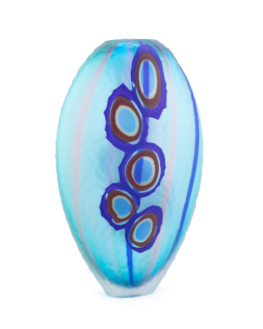 MATTIA & MARCO SALVADORE 'FESTIVAL' GLASS VASE (1 of 7)