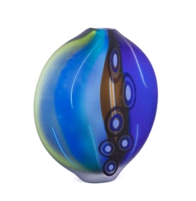 MATTIA & MARCO SALVADORE 'FESTIVAL' GLASS VASE