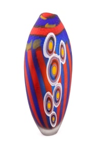 MATTIA & MARCO SALVADORE SUNFLOWERS STRIPED VASE