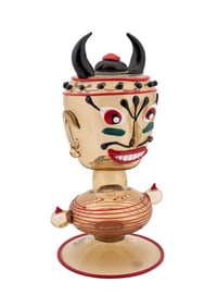 FRANZ PRATI MURANO GLASS DEVIL SCULPTURE