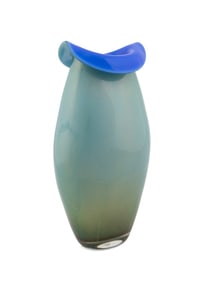 ARCHIMEDE SEGUSO GOLD LEAF ACCENT INCALMO VASE