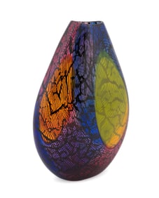 G. SEGUSO FOR SEGUSO VIRO 'FOLLIA D' ESTATE' VASE