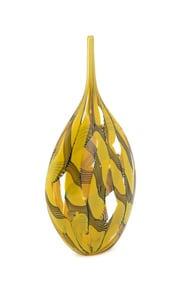 SEGUSO VIRO 'GIRAFFA GIALLA' VASE, 37/99