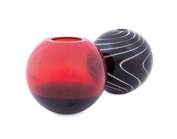 SEGUSO VIRO, 'BOMBA' AND 'CANYON' VASES