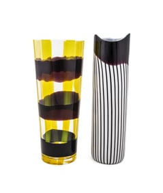 MURANO, TWO VASES: CARLO MORETTI & SEGUSO VIRO