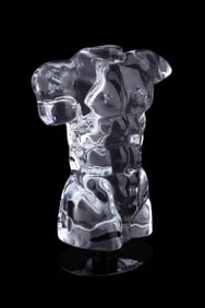 DINO ROSIN 'ADONIS' GLASS SCULPTURE