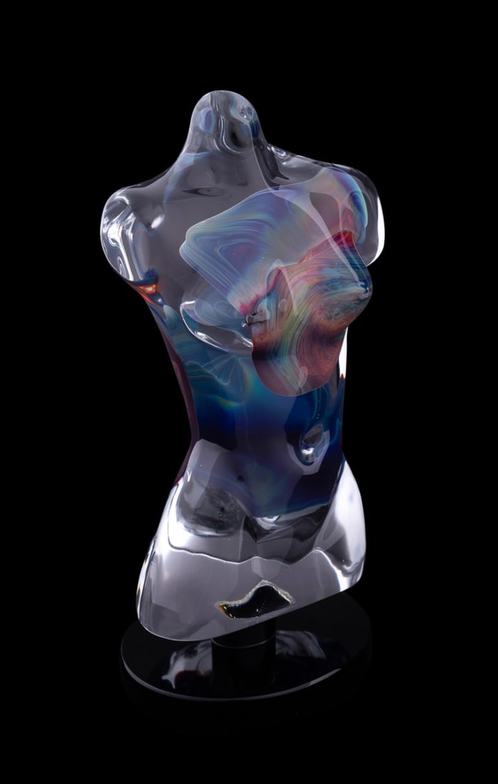 DINO ROSIN 'APHRODITE' GLASS SCULPTURE (1 of 8)