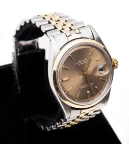 MEN'S ROLEX TWO-TONE 36MM DATEJUST, REF. 1600