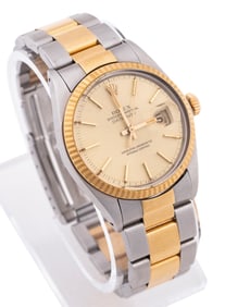 ROLEX 18K YELLOW GOLD & SS DATEJUST REF. 16030