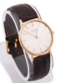 PATEK PHILIPPE 18K YG CALATRAVA WATCH, REF. 3537