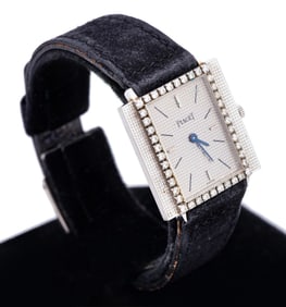 PIAGET LADIES' DIAMOND 18K WHITE GOLD WRISTWATCH