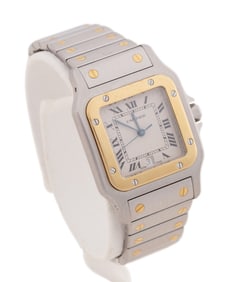 CARTIER, 'SANTOS GALBEE' WRISTWATCH