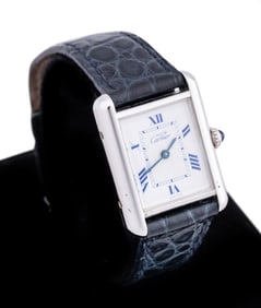 MUST DE CARTIER 'TANK' SILVER WATCH, REF. 2416
