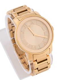 MOVADO 'BOLD EVOLUTION' 39MM GOLD TONE WRISTWATCH
