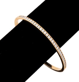 DIAMOND 14K BANGLE BRACELET