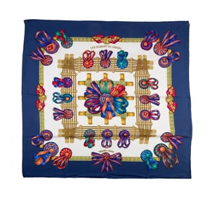 HERMES 'LES RUBANS DU CHEVAL' SILK SCARF