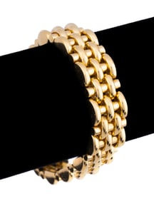 ITALIAN 18K FASHION LINK BRACELET