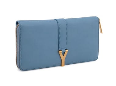 YVES SAINT LAURENT Y LIGNE CLASSIC LONG ZIP WALLET
