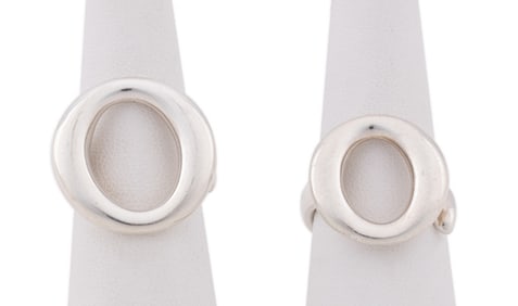 PERETTI FOR TIFFANY & CO. SILVER 'SEVILLANA' RINGS