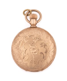 WALTHAM 14K GOLD FILLED 7JEWEL POCKET WATCH