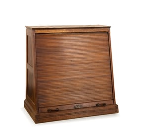 INDIANAPOLIS CABINET CO. TAMBOUR OAK FILE CABINET