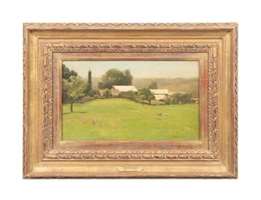 J. FRANCIS MURPHY 'THE SAW MILL' LANDSCAPE OIL