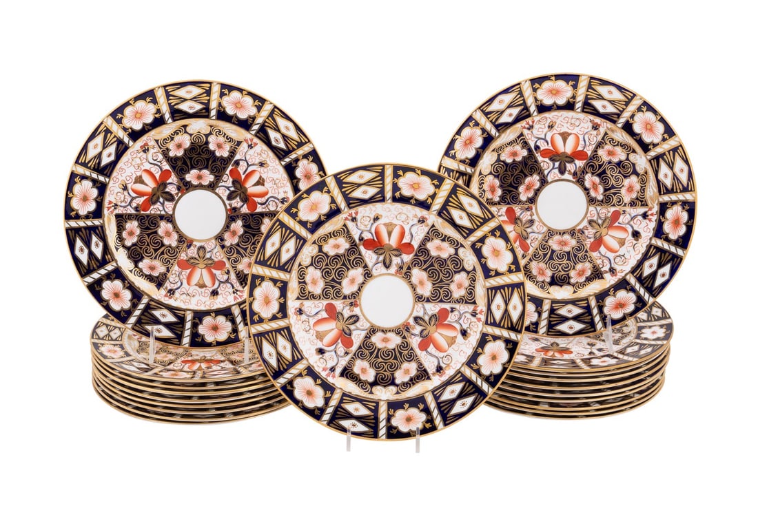 ROYAL CROWN DERBY FOR TIFFANY & CO., 20 PLATES (1 of 7)